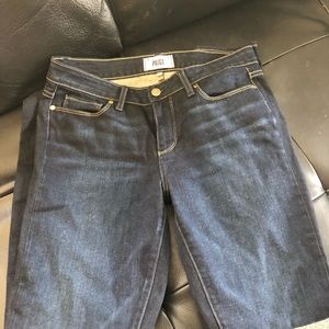 Paige Verdugo ultra skinny dark wash jeans